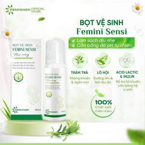 Alternative view of Bọt Vệ Sinh Phụ Nữ Femini Sensi 100ml