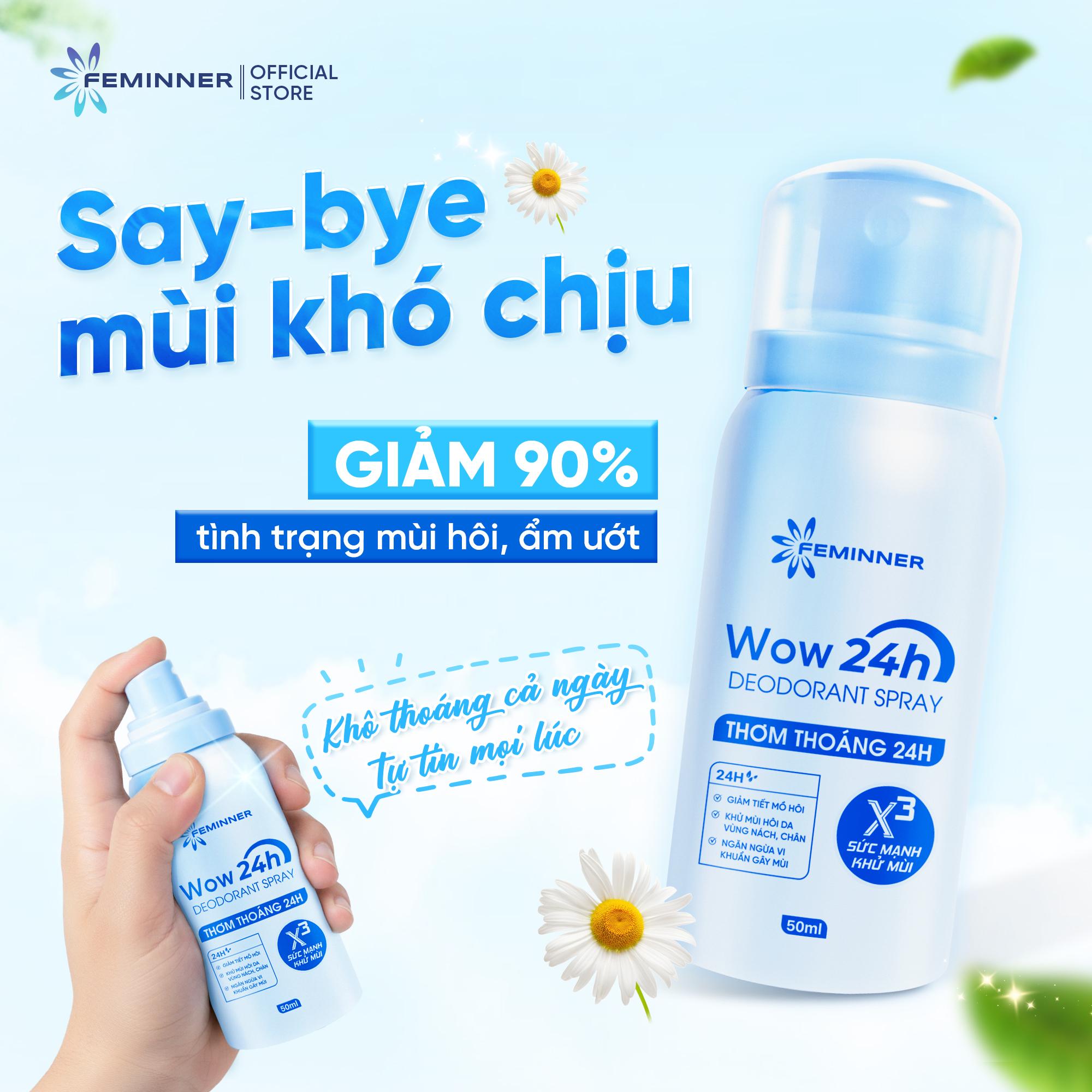 Xịt Khử Mùi Wow 24h Deodorant Spray 50ml - Ảnh 7