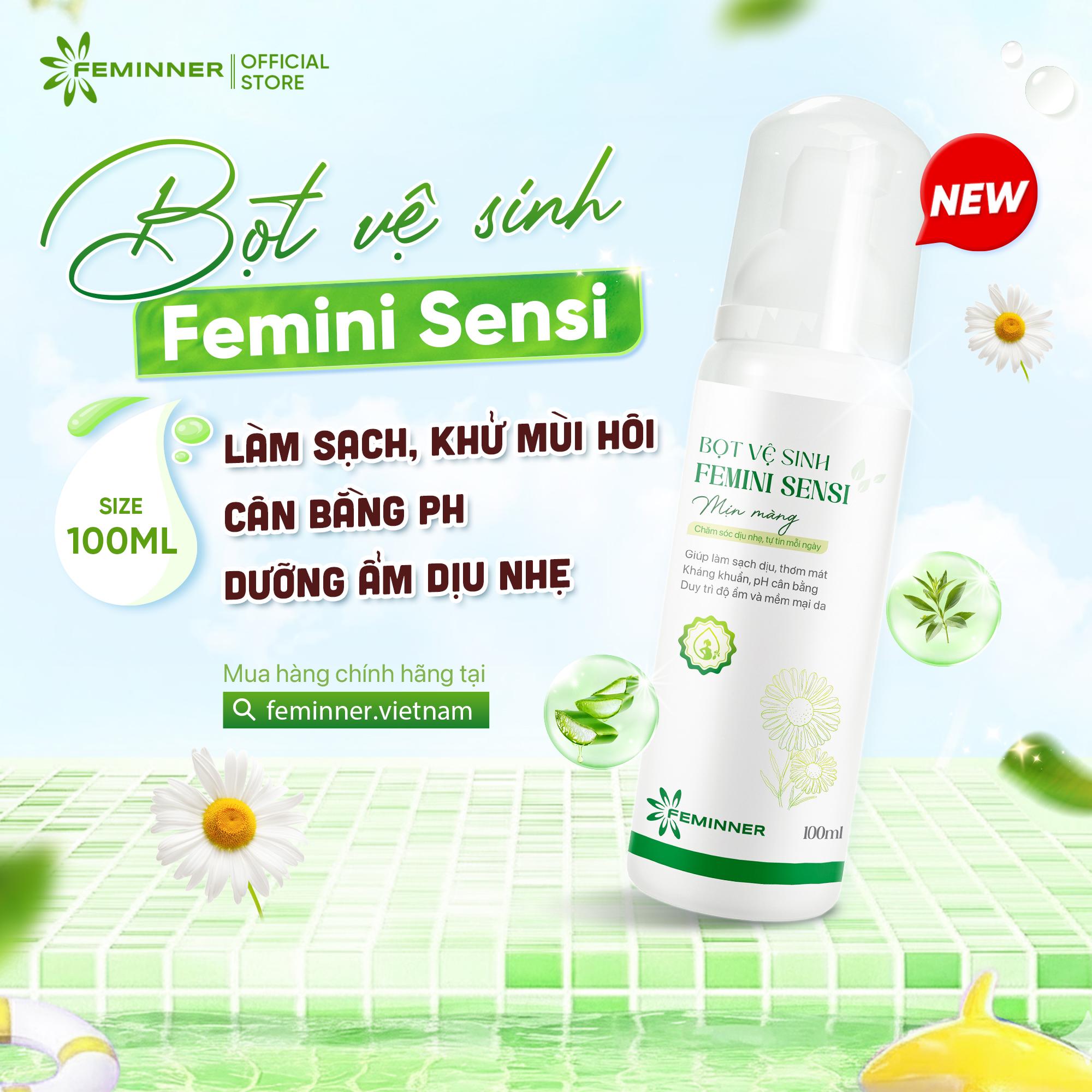 Bọt Vệ Sinh Phụ Nữ Femini Sensi 100ml